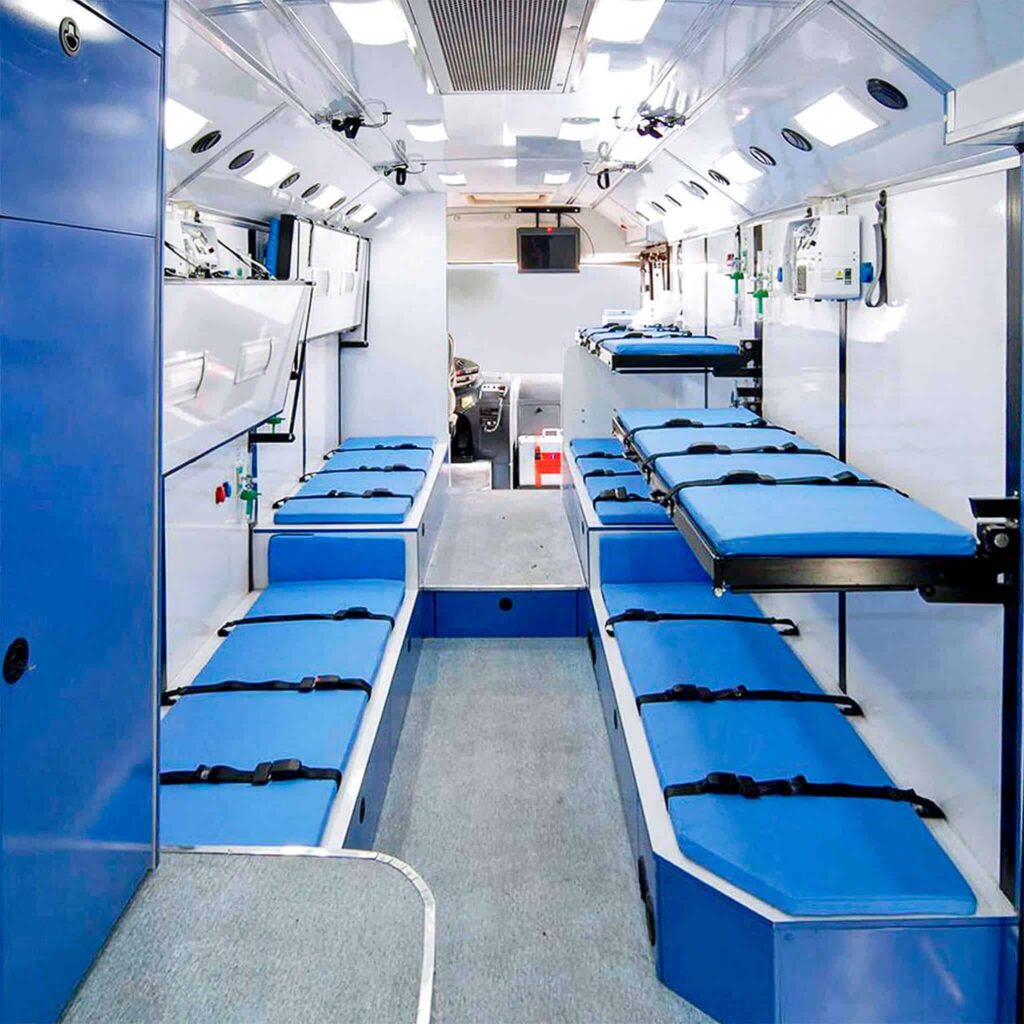 Disaster response ambulance: Mass casualty transit