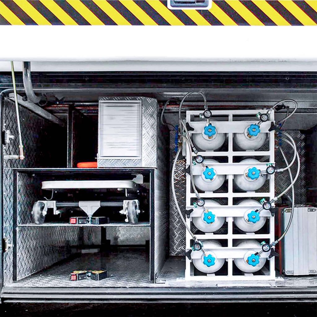 Disaster response ambulance: Mass casualty transit