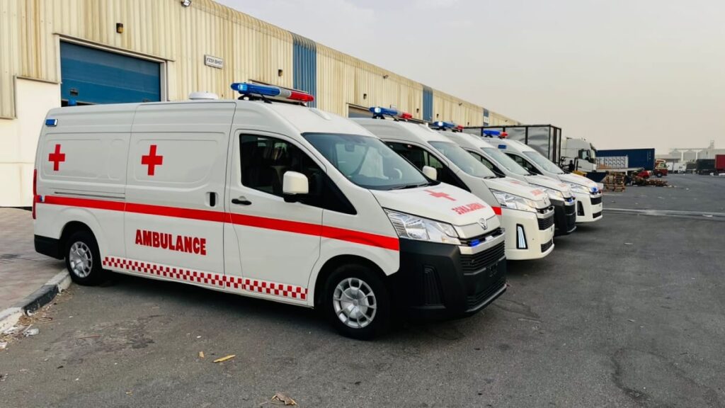 Toyota Hiace High Roof Ambulance – More Space. More Comfort. More Care. | Rescueride