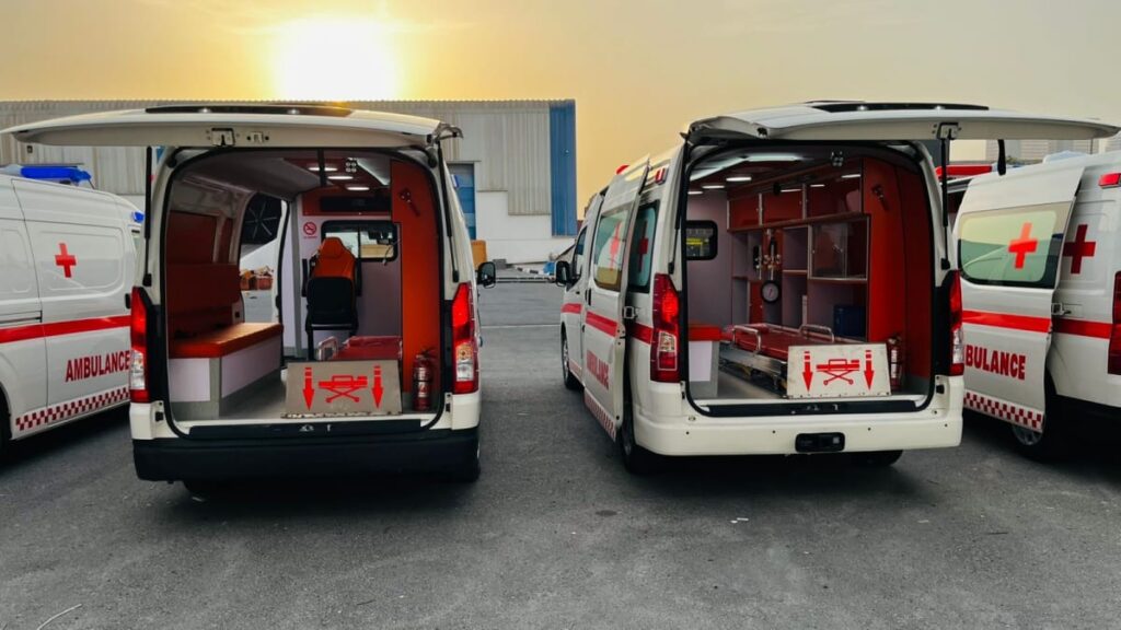 Toyota Hiace High Roof Ambulance – More Space. More Comfort. More Care. | Rescueride